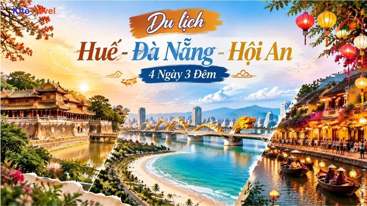 Du lịch Huế - Đà Nẵng - Hội An: 4 Ngày 3 Đêm