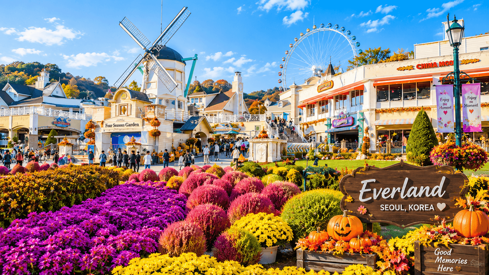 TOUR HÀN QUỐC 5N4Đ: SEOUL NAMI, EVERLAND, HÁI NÔNG SẢN, LÀNG CỔ NAMSAN - ảnh 5