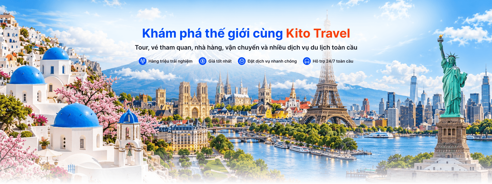 Khám phá thế giới cùng Kito Travel