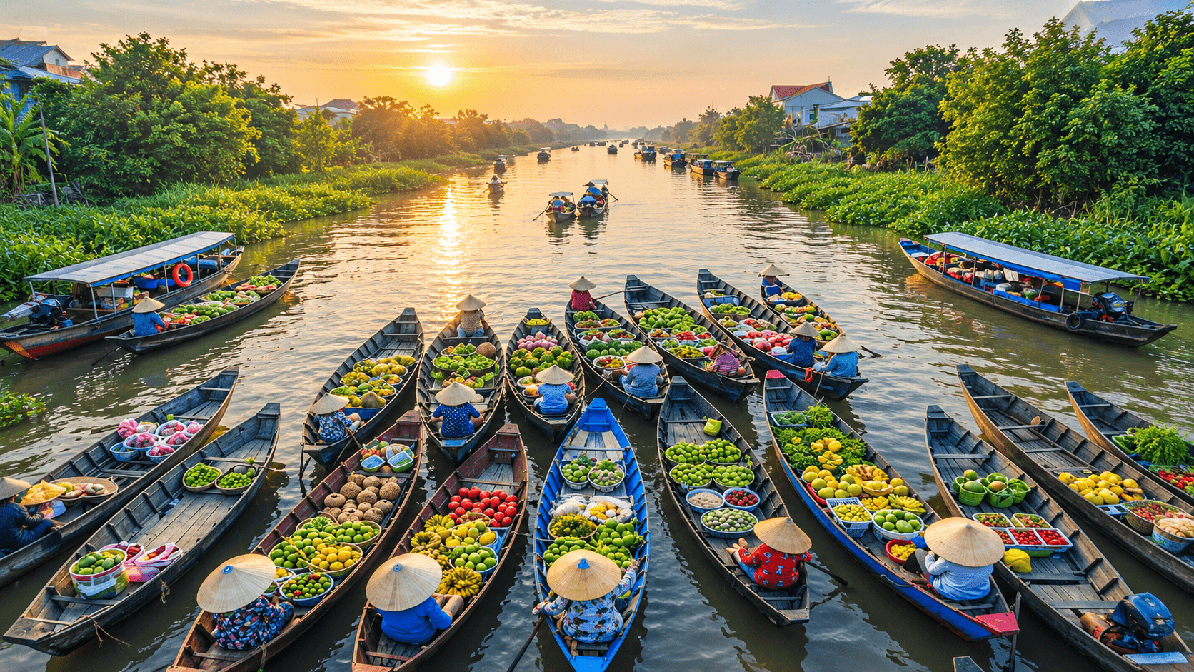 Tour Đồng Tháp - Làng Hoa Sa Đéc - Cần Thơ 2N1Đ